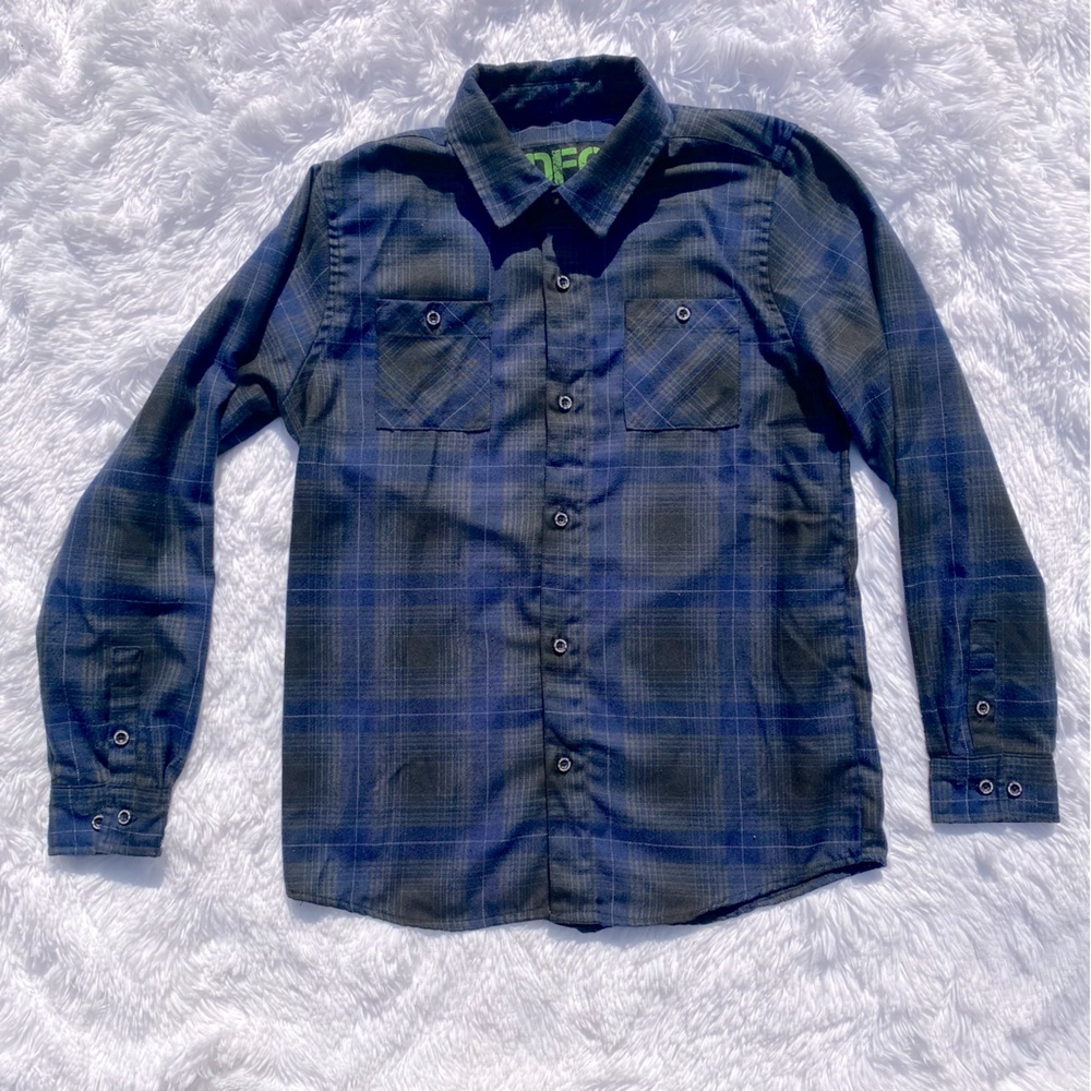DFC Youth Division Plaid Flannel Shirt